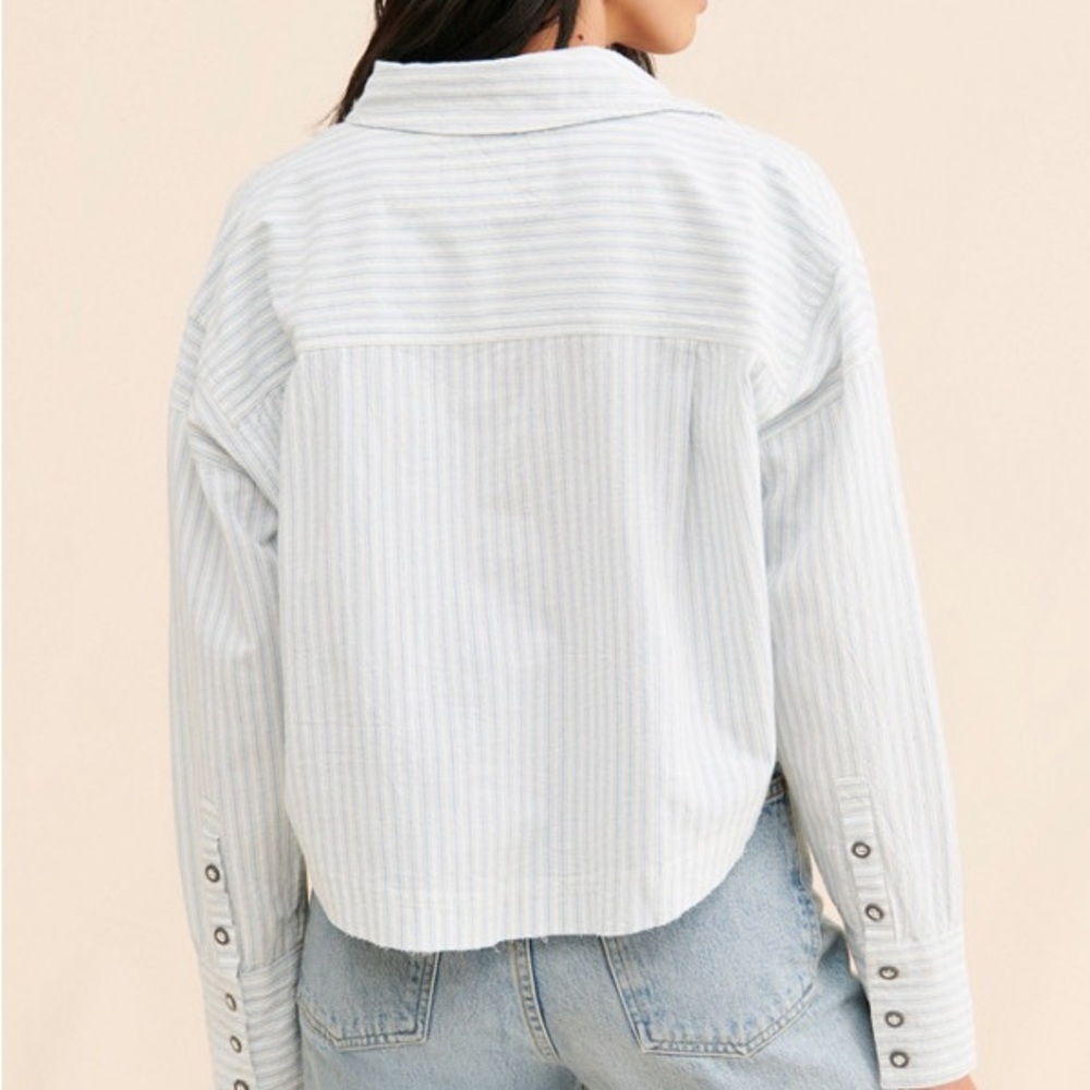 FP Cropped Button Up - Picture 4 of 4